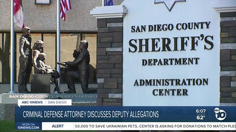 DA discusses deputy allegations