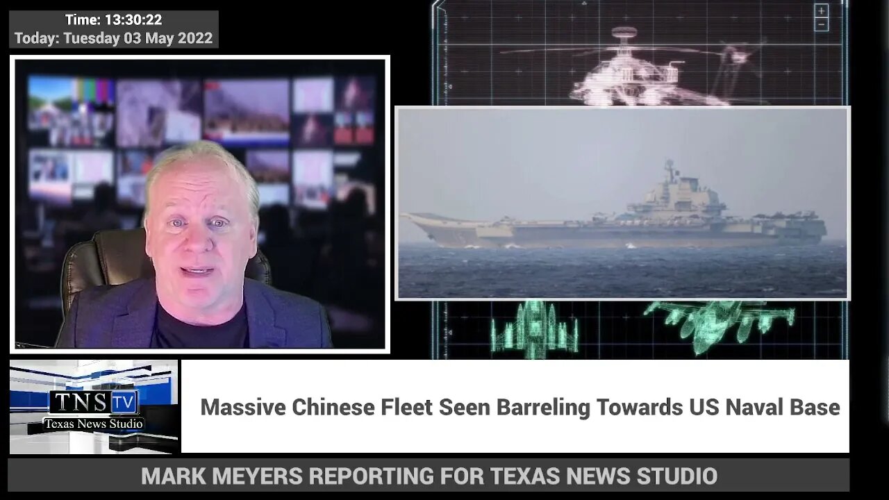 WATCHING CLOSELY: Massive Chinese Fleet Seen Barreling Towards US Naval Base