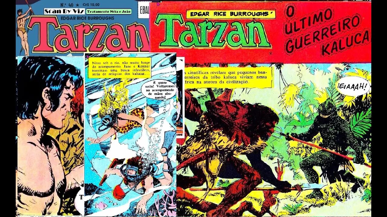 TARZAN FORMATINHO 40 B O ULTIMO GUERREIRO KALUKA #museudogibi #quadrinhos #comics #manga