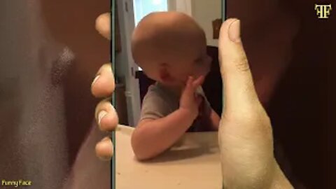 Little baby falling asleep moment video || cutest baby funny video.