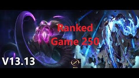 Ranked Game 250 Vel'koz Vs Xerath Mid League Of Legends V13.13