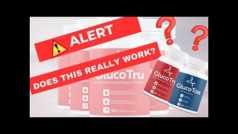 GLUCOTRU - ⚠️ALERT - GLUCOTRU REVIEW I REVEALED THE WHOLE TRUTH!