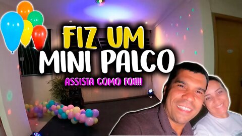 mini palco (como eu fiz )