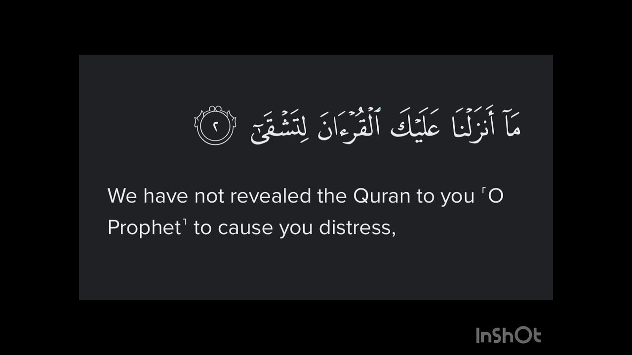 Surah TaHa Ayat 02