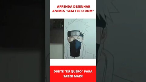 COMO APRENDER A DESENHAR ANIMES SEM TER O DOM? - APRENDA DESENHAR ANIMES #shorts