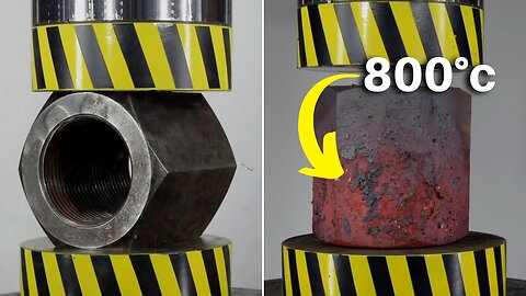 Hydraulic press VS Giant NutBolt