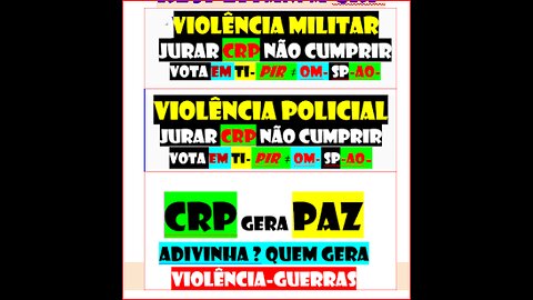 DETONAR JURAMENTO É VIOLÊNCIA