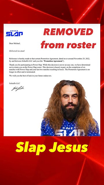 JUDGEMENT DAY for Slap JESUS !!! * REMOVED from Power Slap ROSTER!