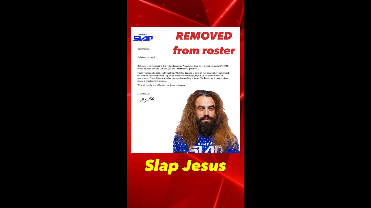 JUDGEMENT DAY for Slap JESUS !!! * REMOVED from Power Slap ROSTER!