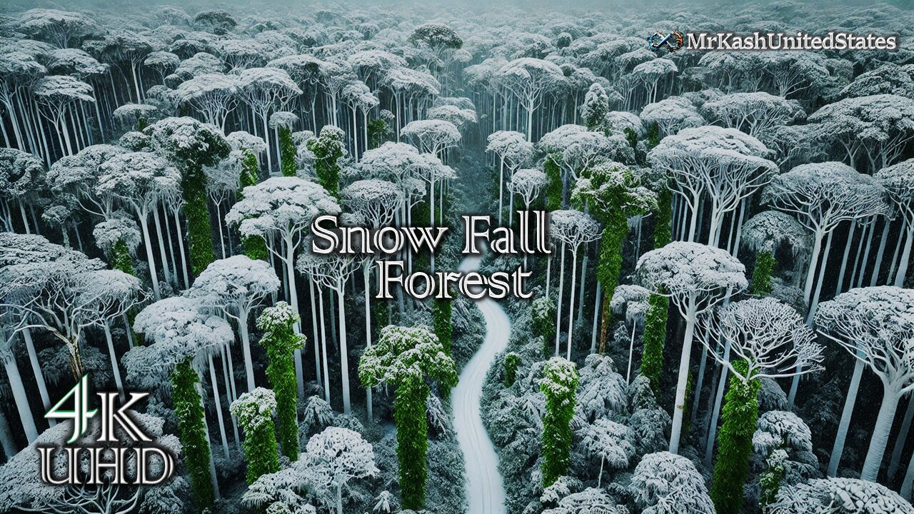 MrKashUnitestates:- Snow fall relaxing nature|| 4K UHd Quality #nature #relaxing #relax #snow