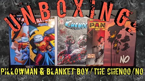 Unboxing: Pillowman & Blanket Boy/The Chenoo/No: Do as You're Told Comic Book Indiegogo Campaigns