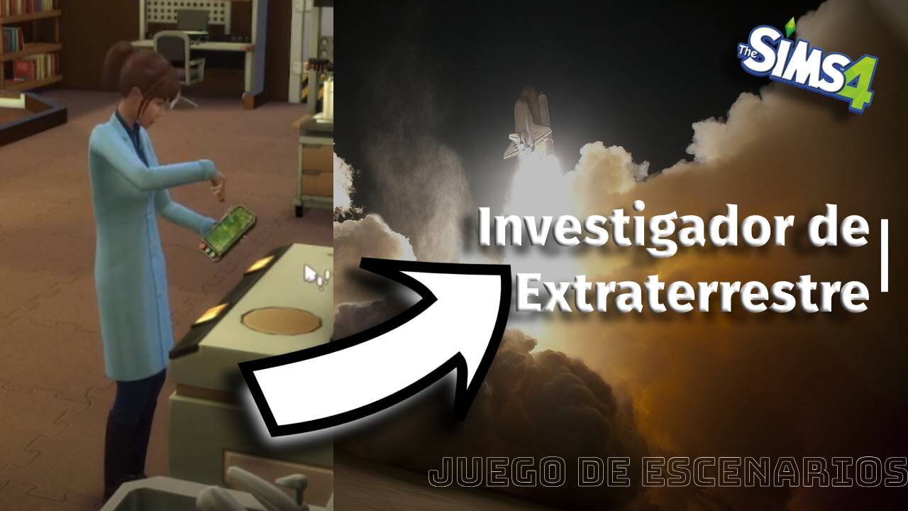 Tras los Pasos de los Extraterrestres - Juego de Escenarios - Sims 4 - Parte 2