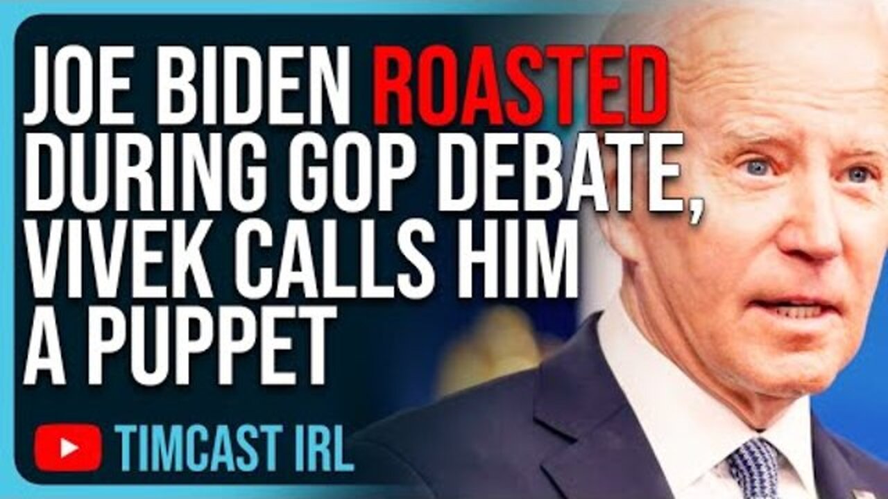 JOE BIDEN ROASTED DURING GOP DEBATE, VIVEK CALLS HIM A PUPPET