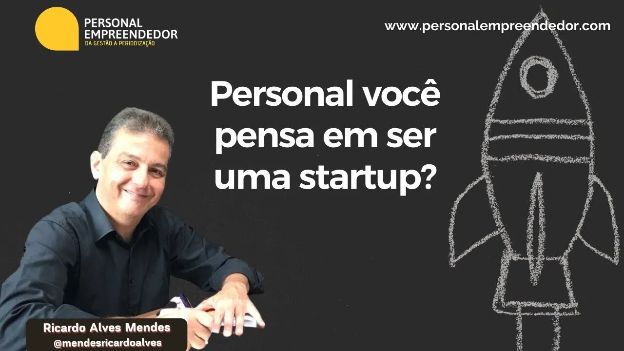 #93 Personal você pensa em ser uma startup? | Com Ricardo Alves Mendes