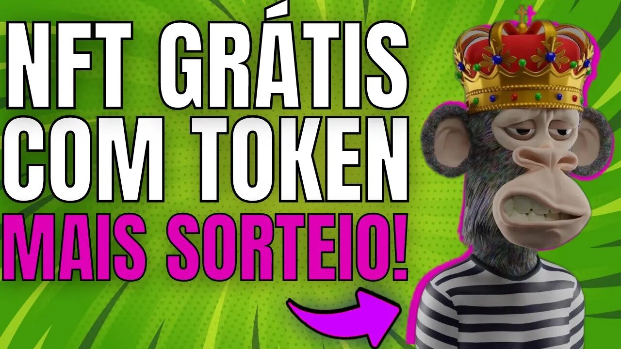 🚨 ALERTA - NFT GRÁTIS QUE DROPA TOKENS + SORTEIO DA SEMANA E BÔNUS EM AIRDROP NO VALOR DE 300 DOL