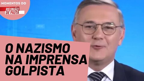 Jornalista da Jovem Pan faz comentário nazista | Momentos do Reunião de Pauta