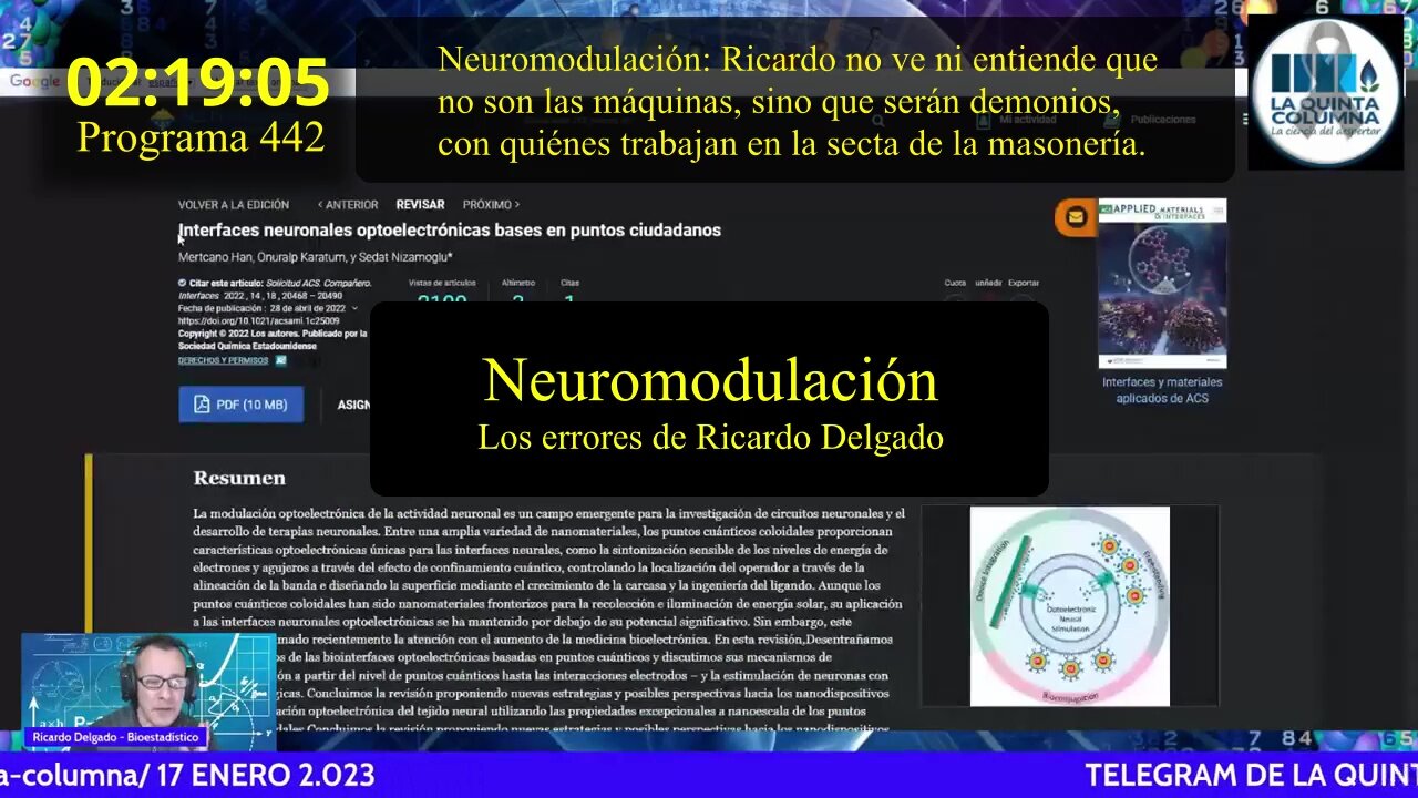 Neuromodulación: Los errores de Ricardo Delgado (Programa 442) La Quinta Columna