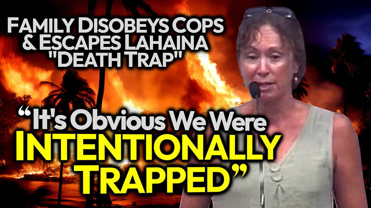 INTENTIONALLY TRAPPED: Family Escaped Maui Police KILL ZONE By Disobeying Cops, Saw NOTHING On Hwy