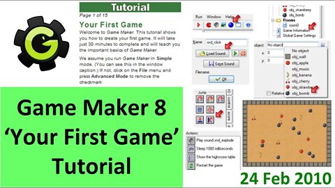 24 Feb 2010 - Result of 'Your First Game' Tutorial (GM8)