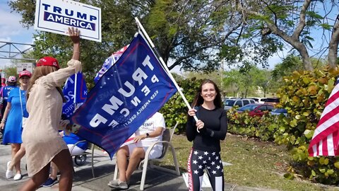 Trump CPAC Motorcade West Palm Beach