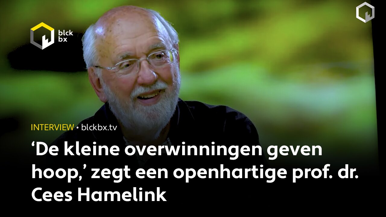 ‘De kleine overwinningen geven hoop,’ zegt een openhartige prof. dr. Cees Hamelink