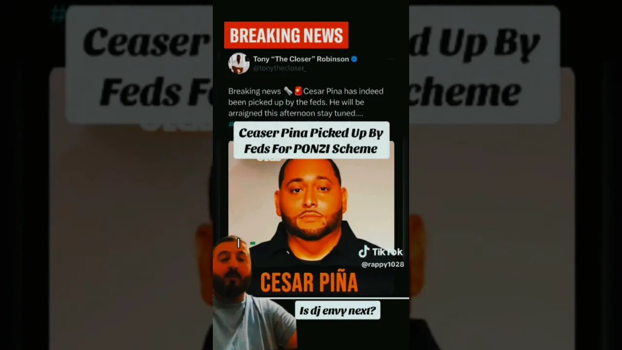 Cesar Pina arrested, is DJ Envy next????