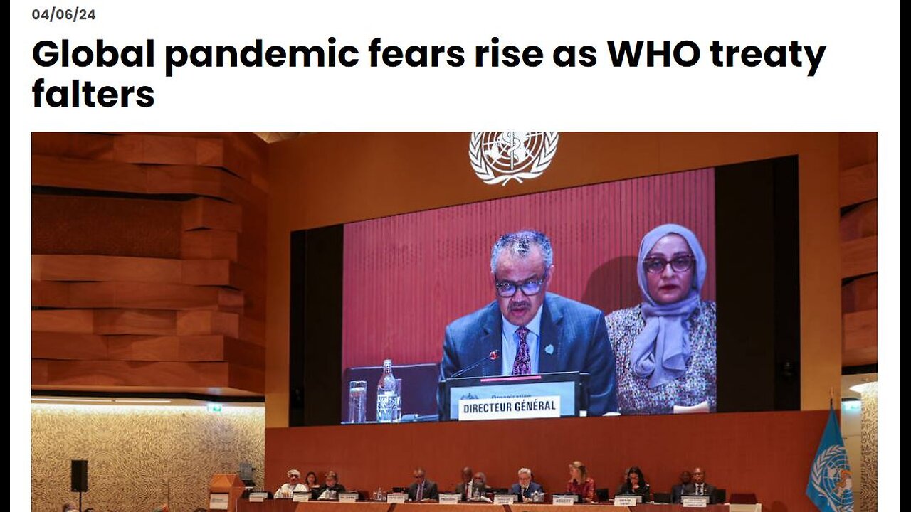 A Pandemic Treaty at the UN not simply the IHR (International Health Regulations) awaiting a surprise outbreak & emergency