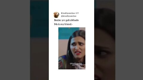 #cute #cutegirls #gaali #funny CUTE GIRL GIVING GAALI