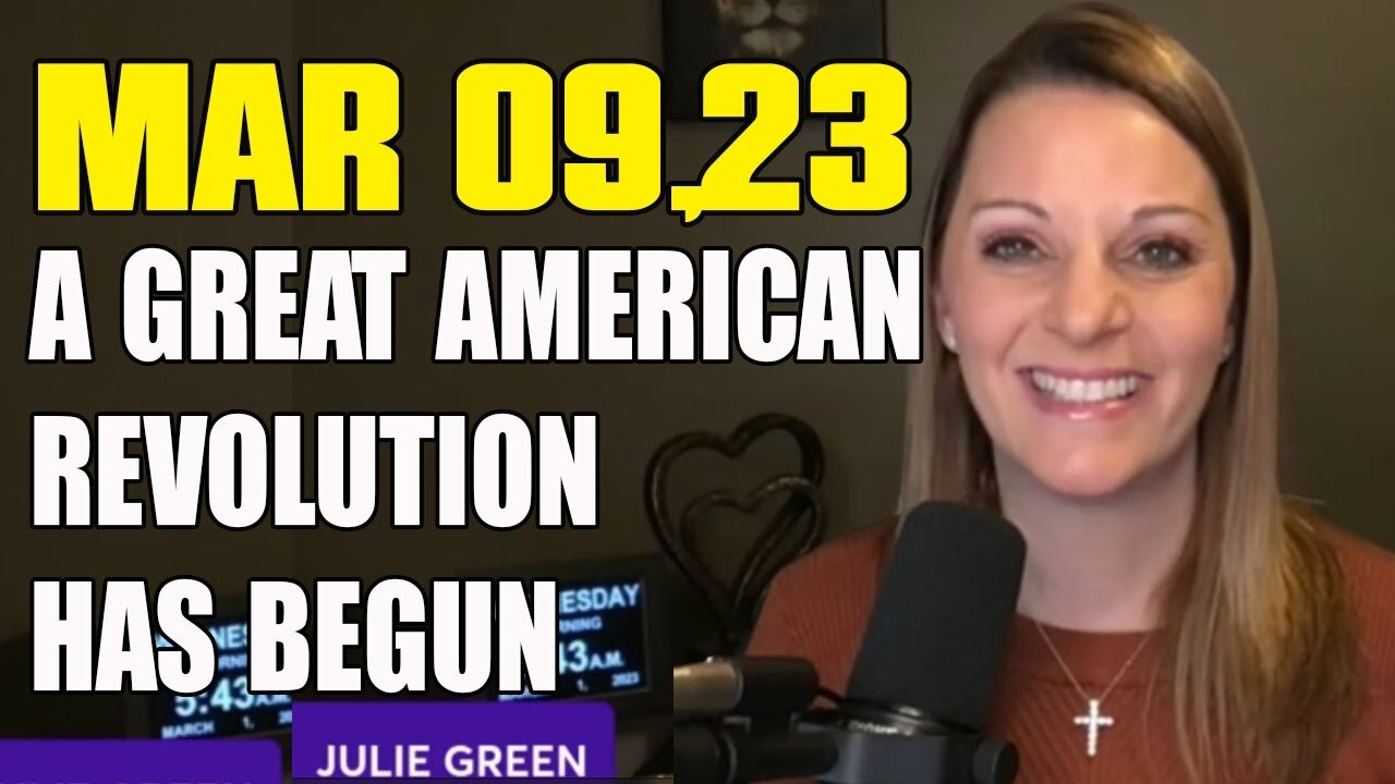 JULIE GREEN PROPHECY 💥 A GREAT AMERICAN REVOLUTION HAS BEGUN