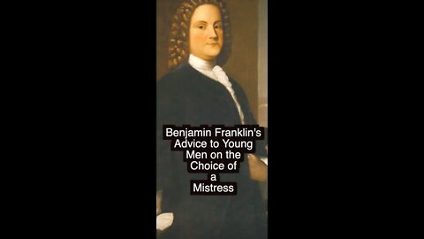 Find A Mistress: Ben Franklin #shorts