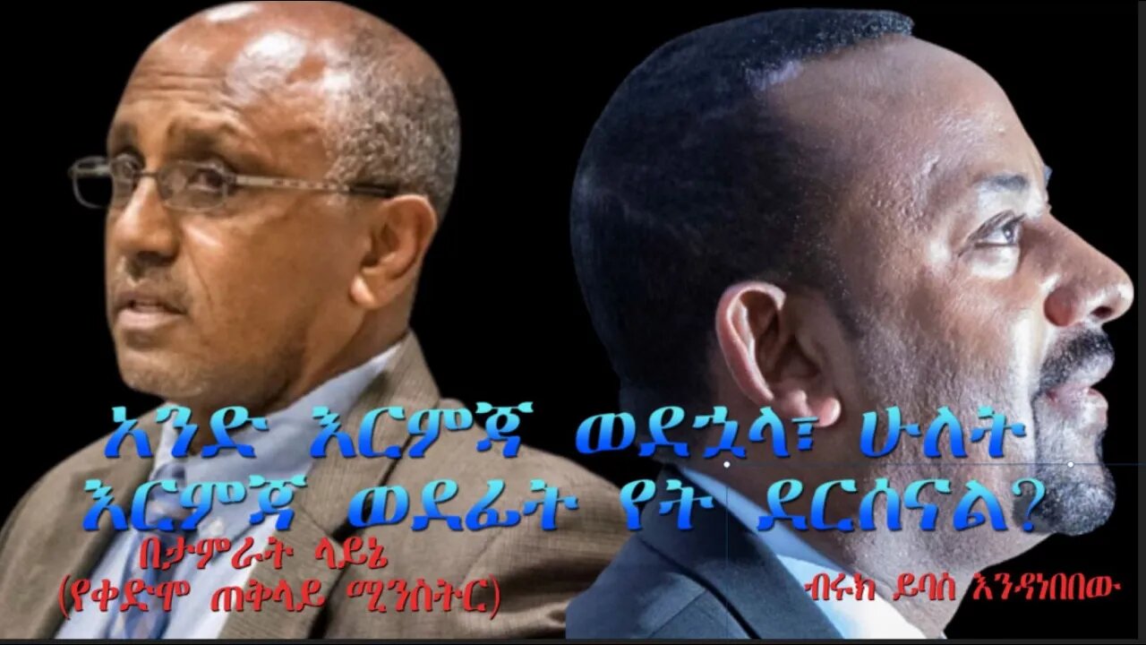Ethio 360 Biruk Yibas Tireka አንድ እርምጃ ወደኋላ፣ ሁለት እርምጃ ወደፊት አቶ ታምራት ላይኔ የቀድሞ ጠቅላይ ሚንስትር 2
