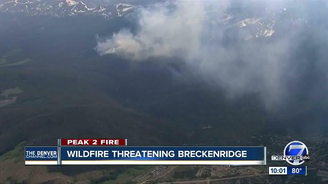 Peak 2 Fire burning near Breckenridge prompts concern, warnings of evacuations