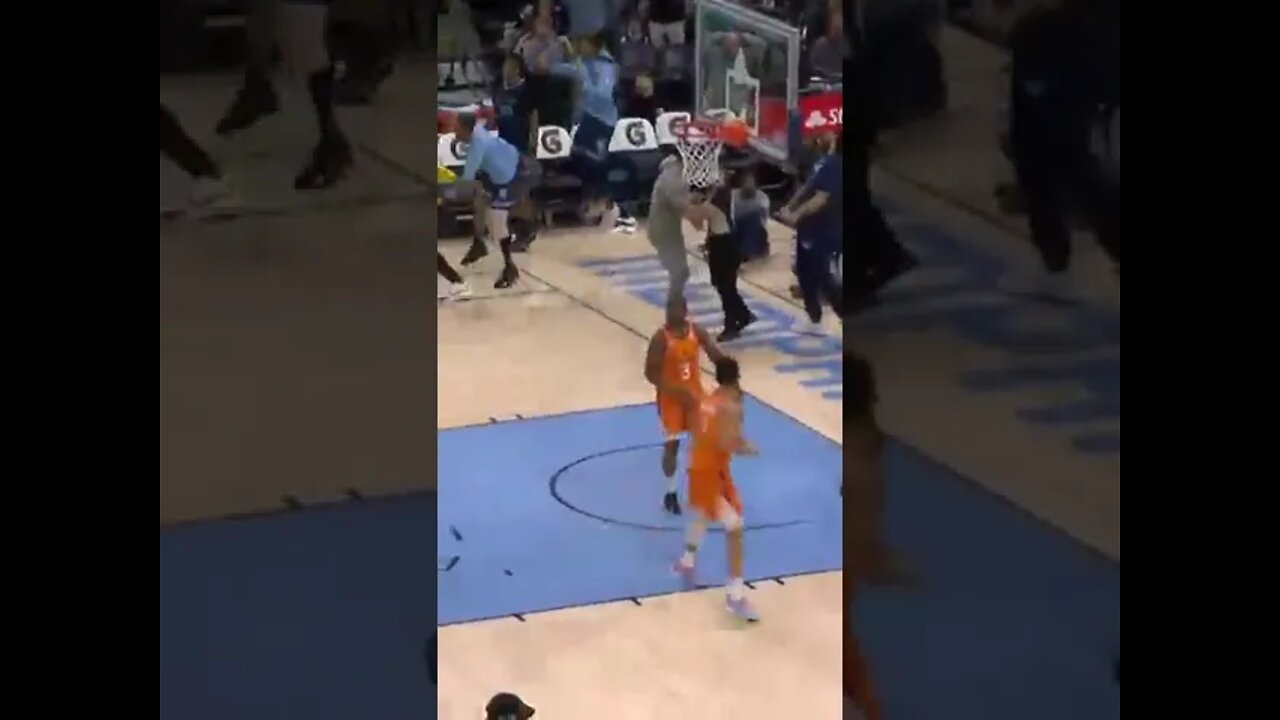 Grizzlies Bench Loses It On Aldama Reverse Dunk