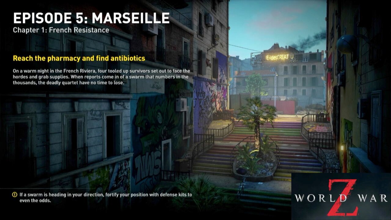 World War Z Aftermath: MARSEILLE FRENCH RESISTANCE