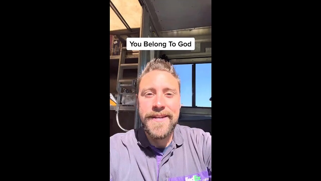 You belong to God!