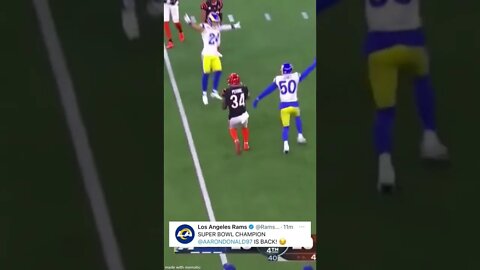Aaron Donald Is Back #nfl #rams #shorts #nflnews