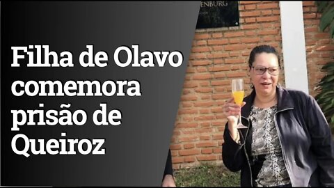 Filha de Olavo, Heloísa de Carvalho, comemora prisão de Queiroz depois de denunciar paradeiro