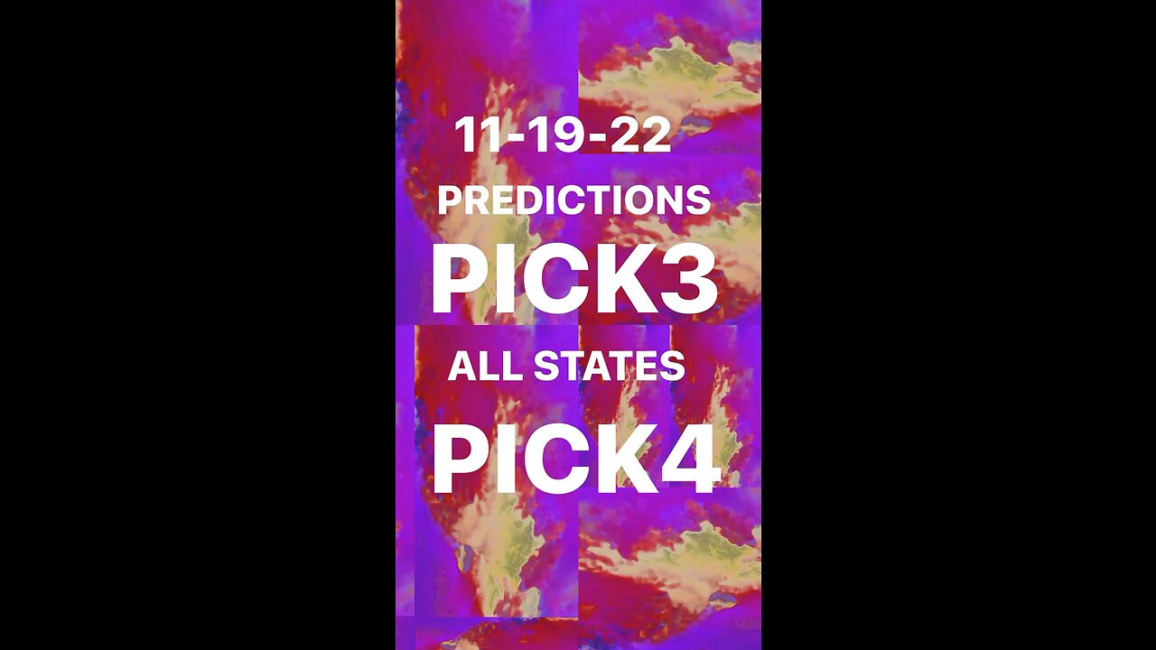 LOTTERY PREDICTIONS November 19,2022