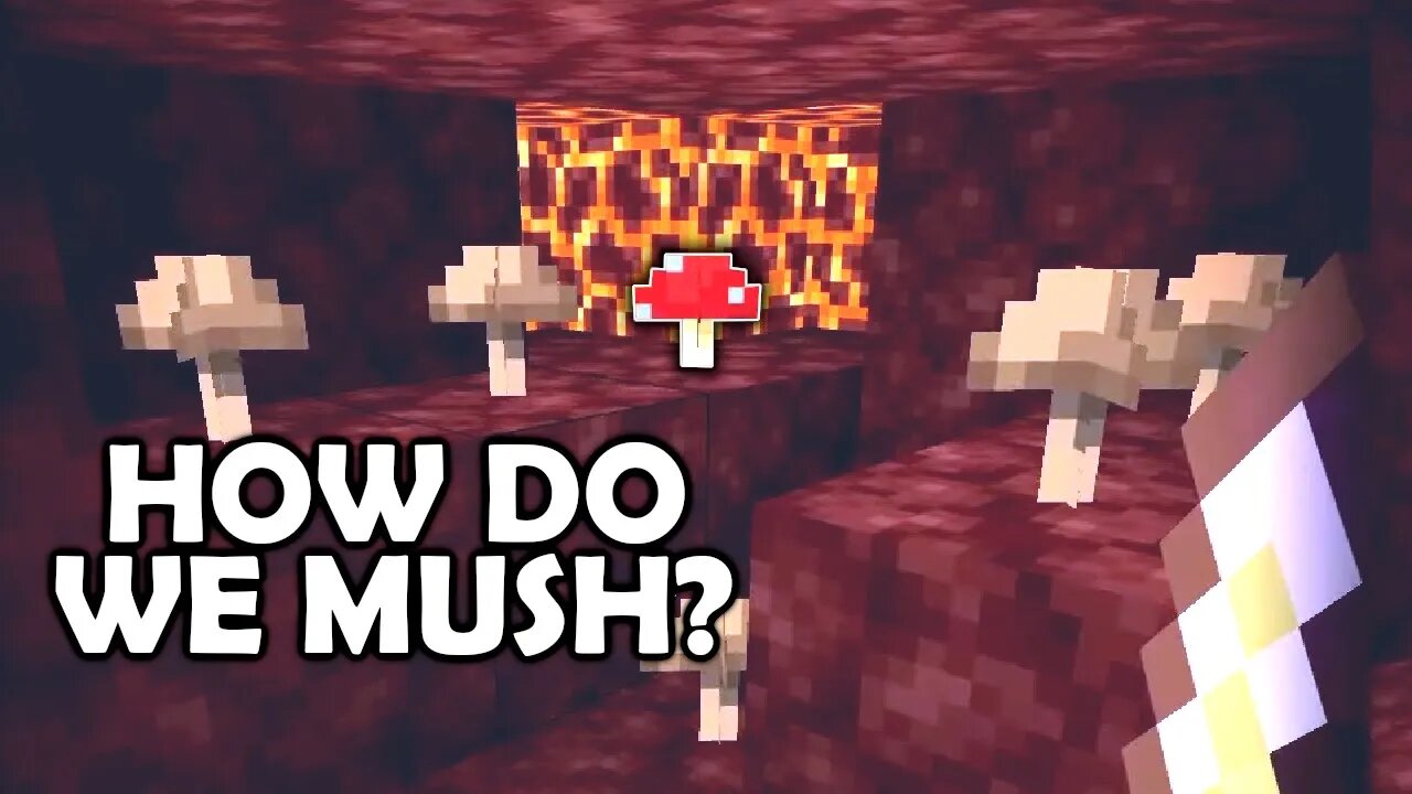 MUSHROOMS? | In the Nether with Nothing (Part 6) | Minecraft SPLITSCREEN 2-Player Nintendo Switch