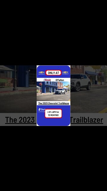 Don't miss out on getting YOUR Chevrolet Trailblazer with 3.9% APR for 72 months ONLY at O'Fallon