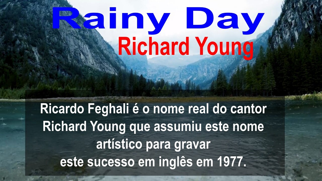 A 1977 BRAZILIAN HIT SUNG IN ENGLISH BY RICHARD YOUNG - RAINY DAY