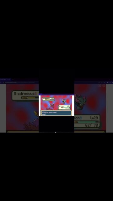 Pokémon FireRed - Wild Misdreavus Used Spite!