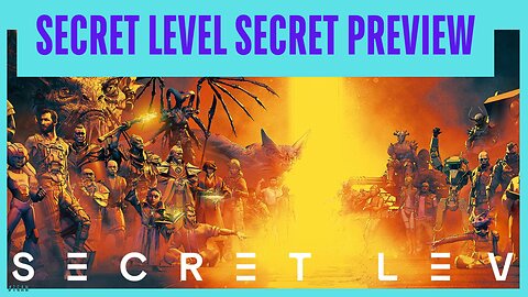 Secret Level Preview #netflix #secretlevel #playstation #playstation5