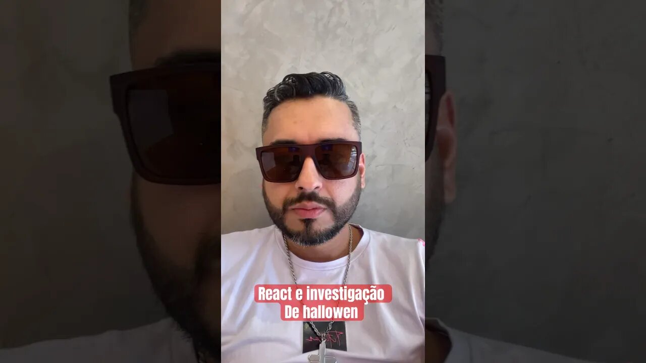 REACT DO VÍDEO DO SÍTIO ASSOMBRADO E INVESTIGAÇÃO DE HALLOWEN #bruxa #fantasmas