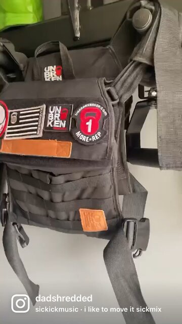 UnbrokenShop Weight Vest | Shredded Dad