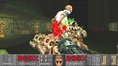 Doom 2 Au's WAD [v82] Level 3 UV 96% with Eweps (Baron's ghetto roar)