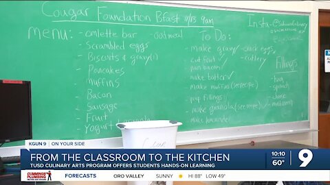 TUSD culinary arts program bringing kids new opportunities