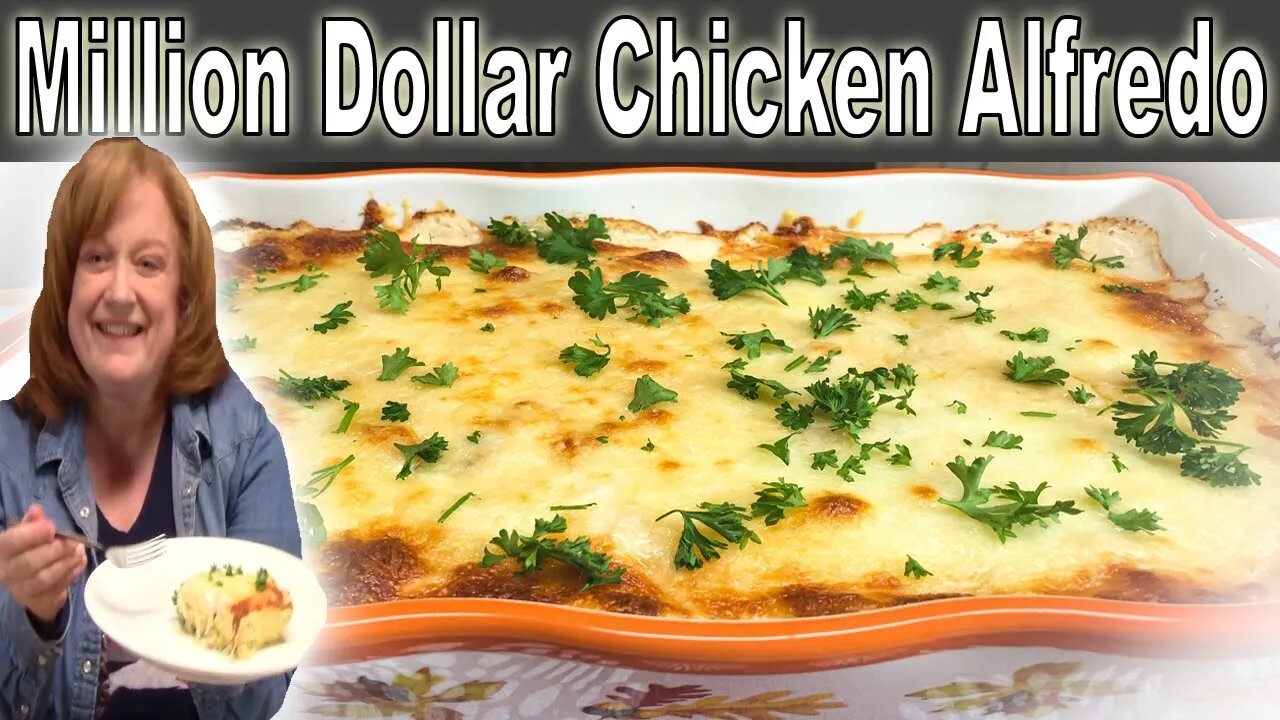 MILLION DOLLAR CHICKEN ALFREDO CASSEROLE RECIPE