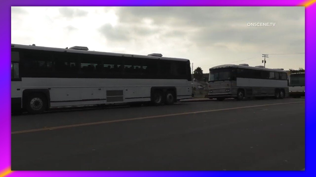 🚨SAN DIEGO, CALIFORNIA. Unmarked Busses Dropping Off Hundreds Of Illegal Migrants Into The City🚨