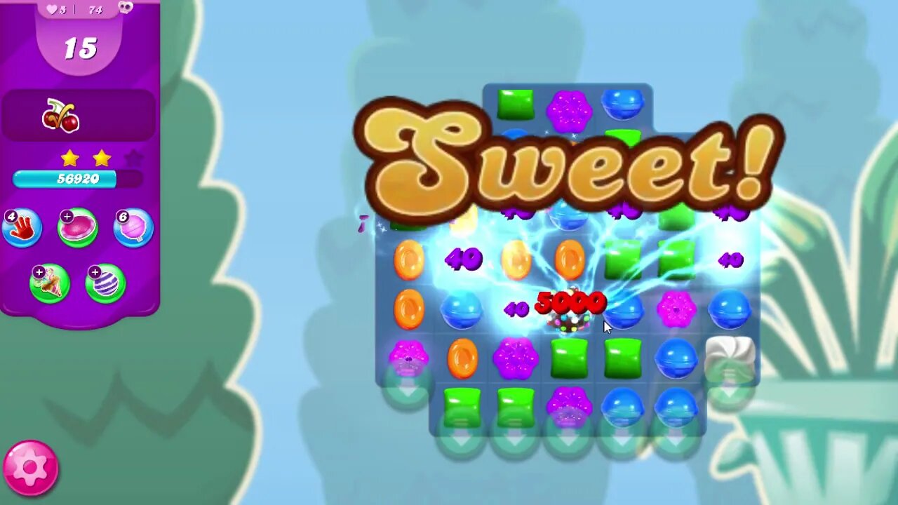 Candy Crush Saga Level 74